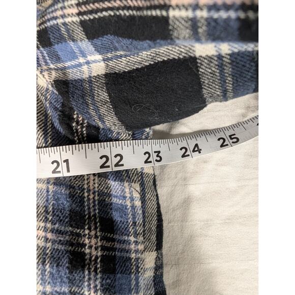 Legendary Outfitters Men’s Flannel Jacket Plaid Hooded Button Front Cotton Small - Picture 9 of 13